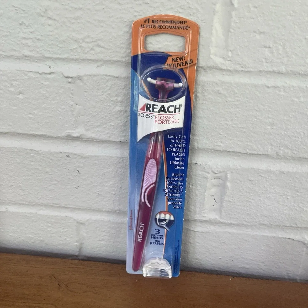 2005 Reach Access Flosser With 4 Refills New Discontinued Johnson & Johnson